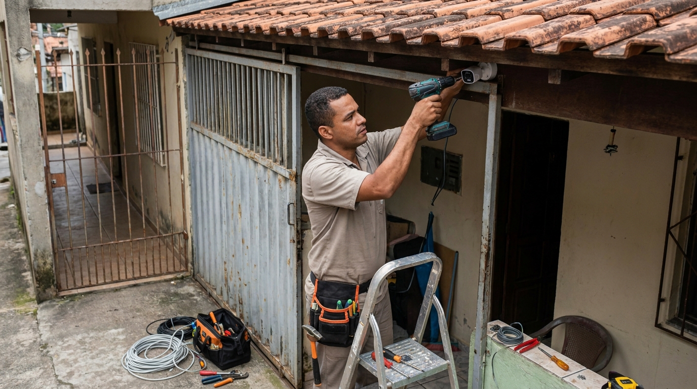 Instalação de Câmera Residencial em Governador Valadares‑MG